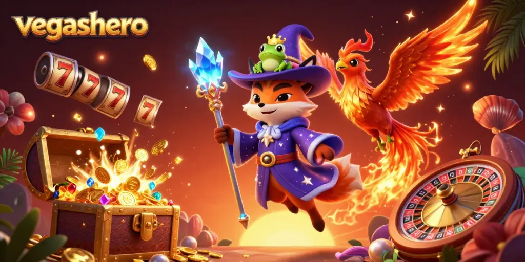 Experience thrilling gameplay at vegashero with vibrant characters and exciting casino elements